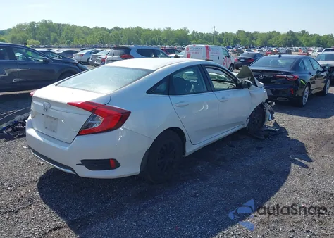 2020 Honda Civic Lx из США, поврежденный, VIN 2HGFC2F63LH515830